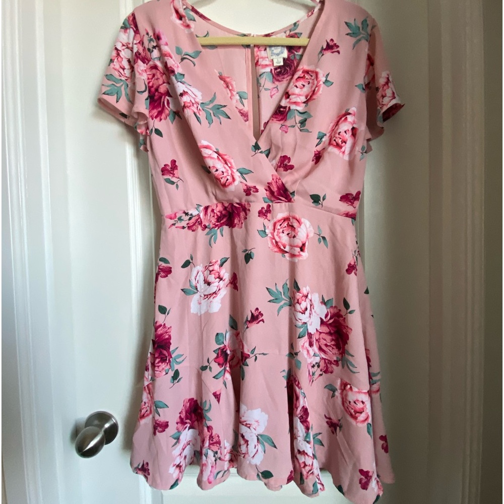 Blue Rain summer dress. Size Large.